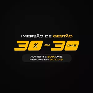 Imagem de capa para o Curso online Imersão de Gestão 30% em 30 Dias