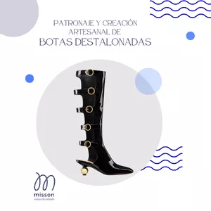 Imagen de portada para Evento online Curso de Botas Destalonadas