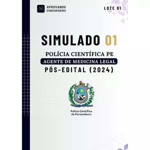 Imagem do curso 07  Simulados Politec PE - Agente de Medicina Legal (Pós edital 2024)