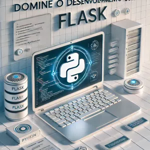 Imagem de capa para o Curso online Flask