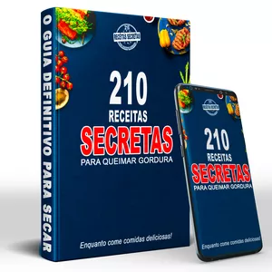 Imagem de capa para o Ebook 200 Receitas secretas | Queima de Gordura Definitiva