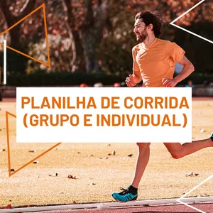Imagem de capa para o Ebook planilha de corrida ( grupos e Personal)