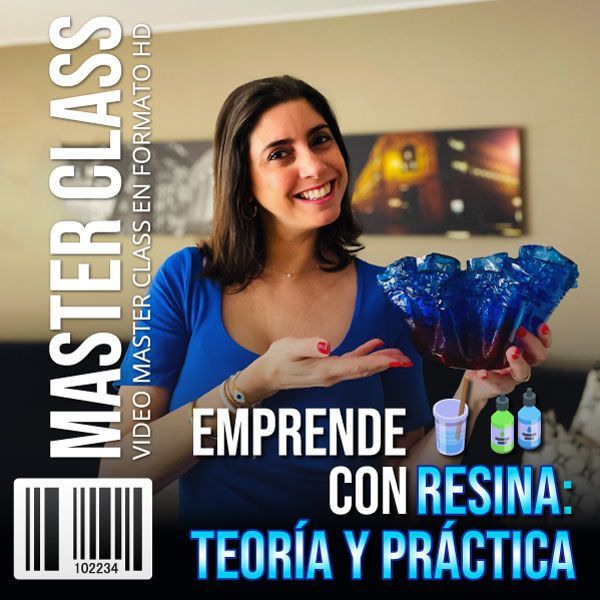 Emprende con Resina – Teoría y Práctica ¡Bienvenido al curso «EMPRENDE CON RESINA – Teoría y Práctica»!  En este curso integral, no solo aprenderás a dominar el arte de trabajar con resina epóxica, sino que también adquirirás las habilidades necesarias para emprender en este emocionante campo. Descubrirás cómo manejar adecuadamente la mezcla, aplicar pigmentos y materiales incrustados para lograr efectos impresionantes.