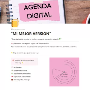 Imagen de portada para Ebook Agenda Digital  "Mi Mejor Versión"