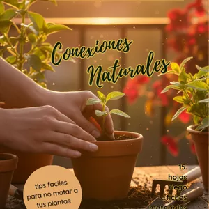 Imagen de portada para Ebook Ebook Conexiones Naturales (Guía básica para el cuidado de plantas)