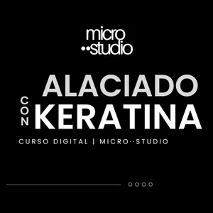 Imagen de portada para Curso online CURSO PRÁCTICO - ALISADO CON KERATINA