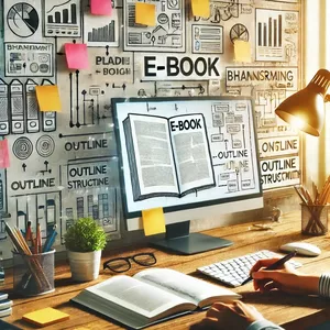 Imagem de capa para o Ebook O Segredo para Criar o Melhor Ebook passo a passo e ganhar Dinheiro.