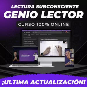 Imagen de portada para Curso online Genio Lector - Lectura Subconsciente