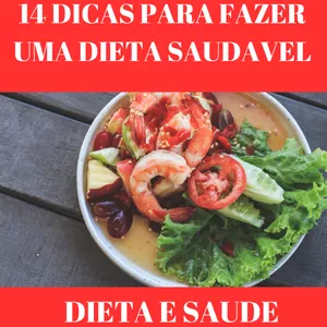 Imagem de capa para o Ebook 14 DICAS PARA FAZER UMA DIETA SAUDÁVEL 