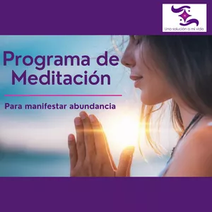 Imagen de portada para Curso online Programa de Meditación para Manifestar Abundancia.