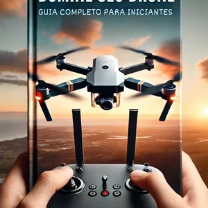 Imagem de capa para o Ebook DOMINE SEU DRONE - GUIA COMPLETO PARA INICIANTES