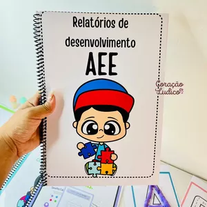 Imagem de capa para o Ebook 😍Relatórios - AEE