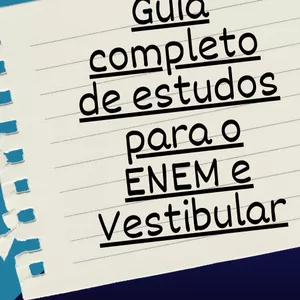 Imagem de capa para o Ebook Guia completo de estudos para o ENEM e Vestibular: Dicas e sites recomendados para mandar bem nas provas