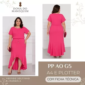 Imagem de capa para o Ebook VESTIDO SOLTINHO ELISANGELA