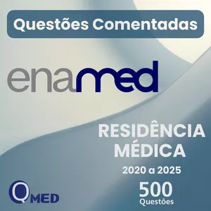 Imagem de capa para o Ebook 500 Questões Comentadas de Residência Médica para o ENAMED