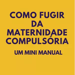 Imagem de capa para o Ebook COMO FUGIR DA MATERNIDADE COMPULSÓRIA UM MINI MANUAL