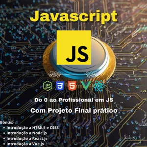 Imagem de capa para o Ebook Javascript Completo: Do 0 ao Profissional