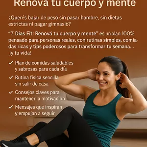 Imagen de portada para Curso online 🔥 Desafío 7 Días Fit: Renová tu cuerpo y mente