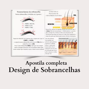 Imagem de capa para o Ebook E-Book Design de Sobrancelhas Descomplicado 