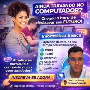Imagem de capa para o Curso online INFORMÁTICA BÁSICA