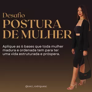 Imagem de capa para o Curso online  POSTURA DE MULHER 