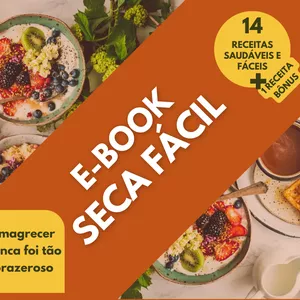 Imagem de capa para o Ebook Receitas Fit - Ebook Seca Fácil