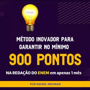 Imagem de capa para o Ebook Redação ENEM 2019: Método pioneiro para garantir no mínimo 900 pontos em apenas 1 mês 