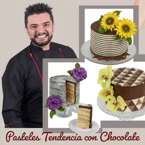 Imagen de portada para Curso online Pasteles Tendencias con Chocolate