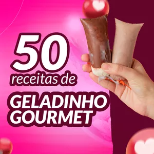 Imagem de capa para o Ebook 50 receitas de Geladinho Gourmet
