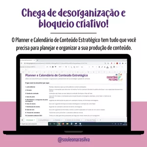 Imagem do curso Planner e Calendário de Conteúdo Estratégico