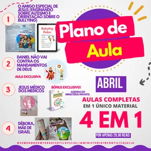 Imagem do curso PLANO DE AULA MENSAL - ABRIL 