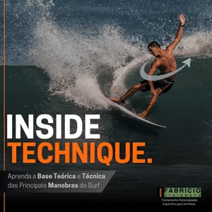 Imagem de capa para o Curso online SURF INSIDE TECHNIQUE - Aprenda a base teórica e técnica das principais manobras do surf.