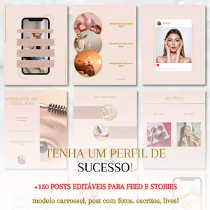 Pacote Canva editável Do Zero ao Protagonismo por Duane Américo Beauty Academy