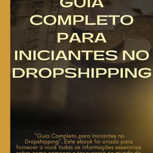Imagem de capa para o Ebook Guia Completo para Iniciantes no Dropshipping