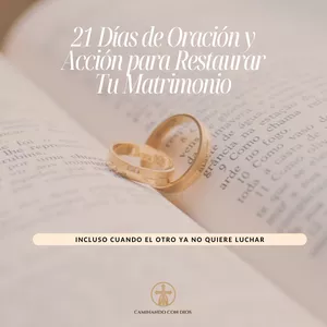 Imagen de portada para Ebook 21 Días de Oración y Acción para Restaurar Tu Matrimonio
