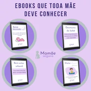 Imagem de capa para o Ebook Mamãe Segura | Ebooks de Maternidade