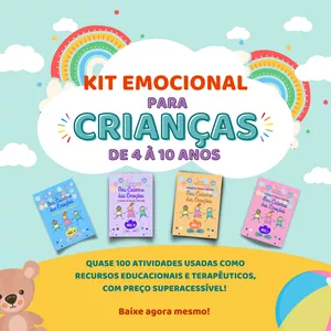 Imagem de capa para o Curso online Kid Emocional Infantil, para crianças de 4 à 10 anos
