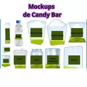Imagen de portada para Ebook Mockups Diseños Candy Bar
