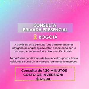 Imagen de portada para Curso online Terapia Presencial y Privada 1:30 Minutos con Gina Ardila - Bogotá
