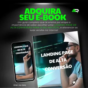 Imagem de capa para o Ebook Landing Page de Alta Conversão