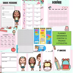 Imagem de capa para o Ebook Planner menininha