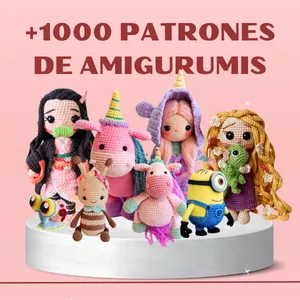 Imagen de portada para Ebook Ebook de +1000 PATRONES AMIGURUMIS