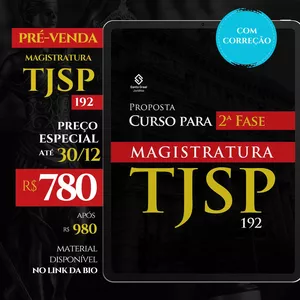 Imagem do curso TJSP 192 | 2ª Fase - Reta Final - COM CORREÇÃO