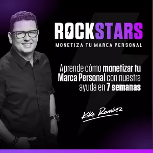 Imagen de portada para Curso online ROCKSTARS: MONETIZA TU MARCA PERSONAL