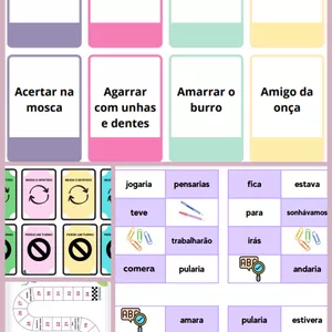 Jogos de língua portuguesa (Kit 4 jogos) - Lilian Karen Vera