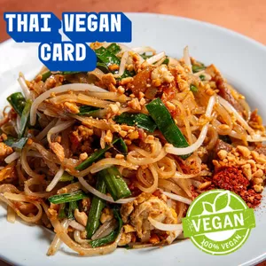 Cover image for Ebook Detailed Restaurant Vegan Card (Thai)