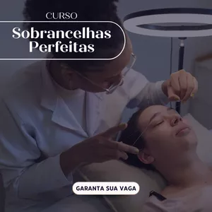 Imagem do curso Sobrancelhas Perfeitas: Curso Completo de Designer
