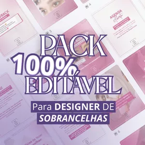 Imagem de capa para o Ebook 20 ARTES DESIGNER DE SOBRANCELHAS
