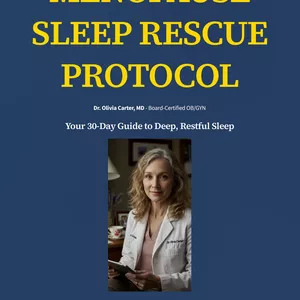 Cover image for Ebook THE MENOPAUSE SLEEP RESCUE PROTOCOL