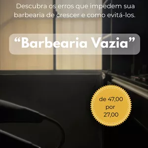 Imagem de capa para o Ebook “Barbearia Vazia”